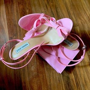 Bubblegum Pink Heel&Clutch